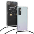 kwmobile Necklace Case compatible with Xiaomi Mi Note 10 Lite Silicone Cover with Lanyard Phone Case