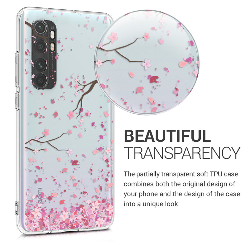 kwmobile Case Compatible with Xiaomi Mi Note 10 Lite - Silicone Transparent Cover