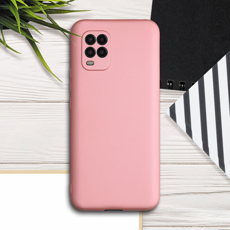 kwmobile Phone Case for Xiaomi Mi 10 Lite (5G) - Metallic Shimmering Silicone Case - Protective Cover