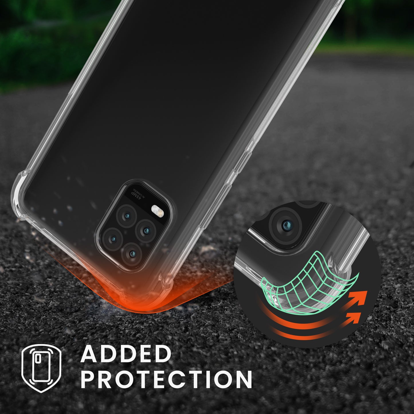 kwmobile Necklace Case compatible with Xiaomi Mi 10 Lite (5G) - Silicone Cover with Lanyard - Strap Phone Case
