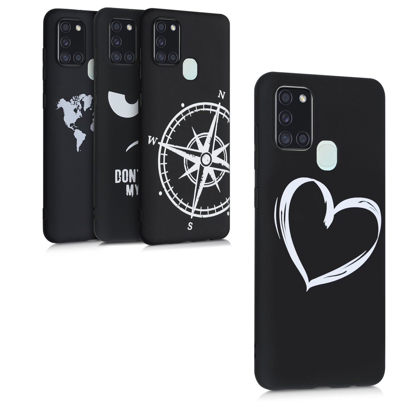 kwmobile Case Compatible with Samsung Galaxy A21s - Silicone Phone Cover