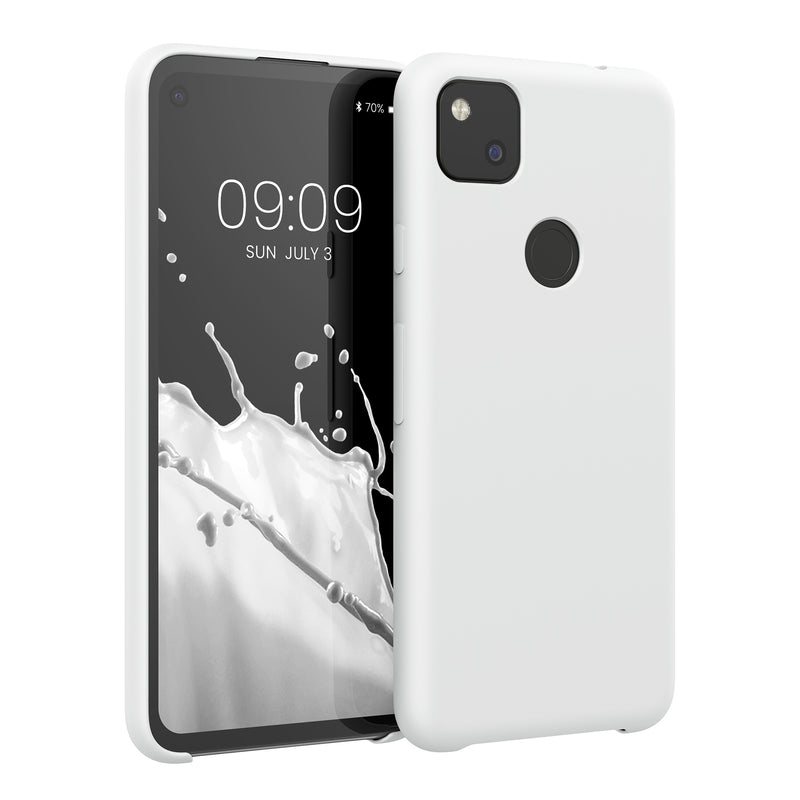 kwmobile Phone Case for Google Pixel 4a - Silicone Case - Wireless Charging - Protective Cover