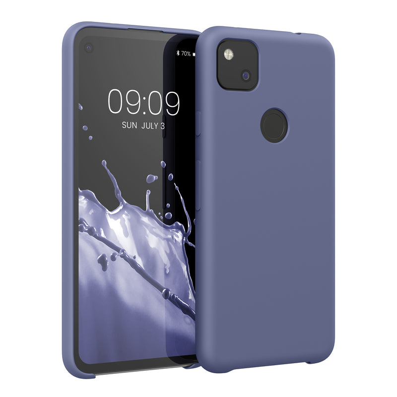 kwmobile Phone Case for Google Pixel 4a - Silicone Case - Wireless Charging - Protective Cover