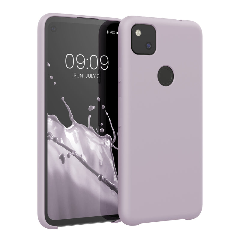 kwmobile Phone Case for Google Pixel 4a - Silicone Case - Wireless Charging - Protective Cover