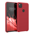kwmobile Phone Case for Google Pixel 4a - Silicone Case - Wireless Charging - Protective Cover