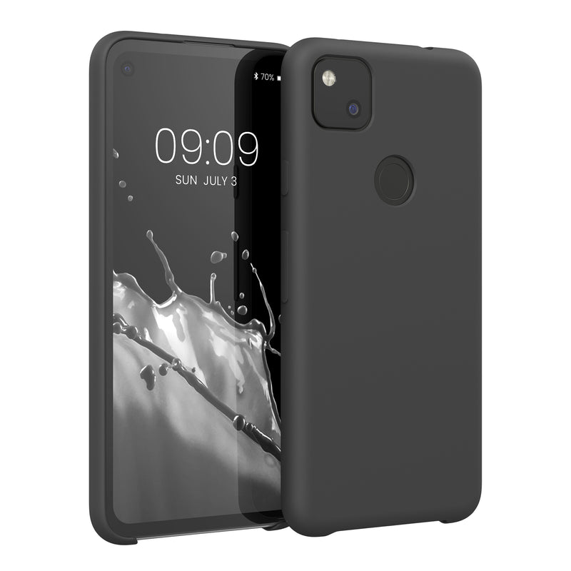 kwmobile Phone Case for Google Pixel 4a - Silicone Case - Wireless Charging - Protective Cover