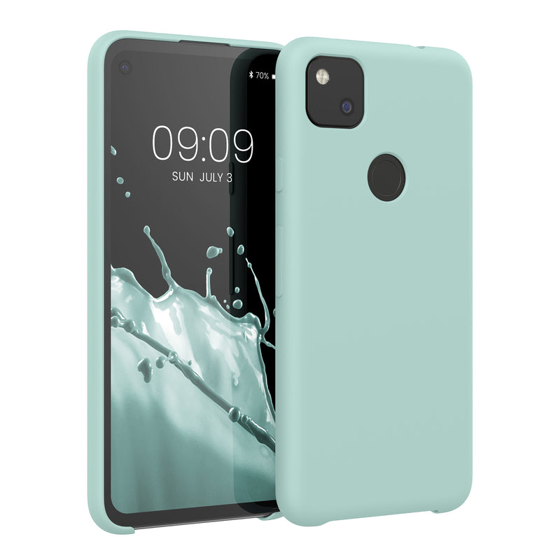 kwmobile Phone Case for Google Pixel 4a - Silicone Case - Wireless Charging - Protective Cover