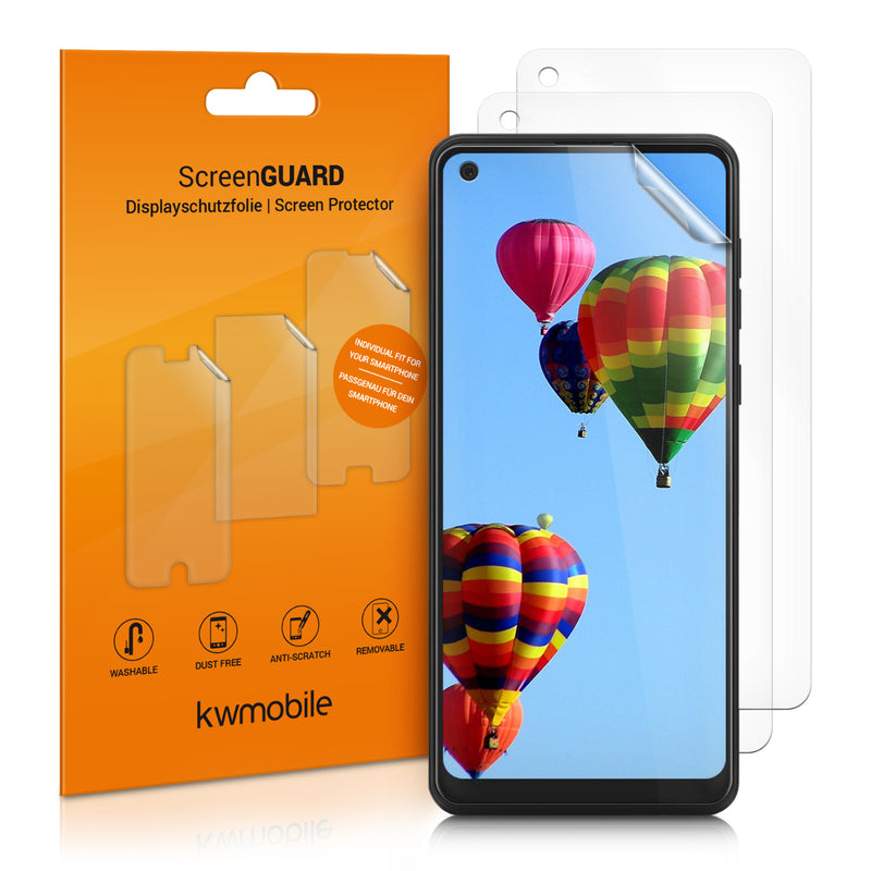 3x Crystal Clear Screen Protector for Samsung Galaxy A21s