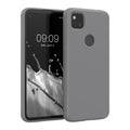 kwmobile Case Compatible with Google Pixel 4a Case Rubberized Silicone Phone Case Protective Cover for Wireless Charging Case