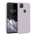 kwmobile Case Compatible with Google Pixel 4a Case Rubberized Silicone Phone Case Protective Cover for Wireless Charging Case