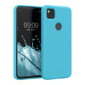 kwmobile Case Compatible with Google Pixel 4a Case Rubberized Silicone Phone Case Protective Cover for Wireless Charging Case