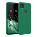 kwmobile Case Compatible with Google Pixel 4a Case Rubberized Silicone Phone Case Protective Cover for Wireless Charging Case
