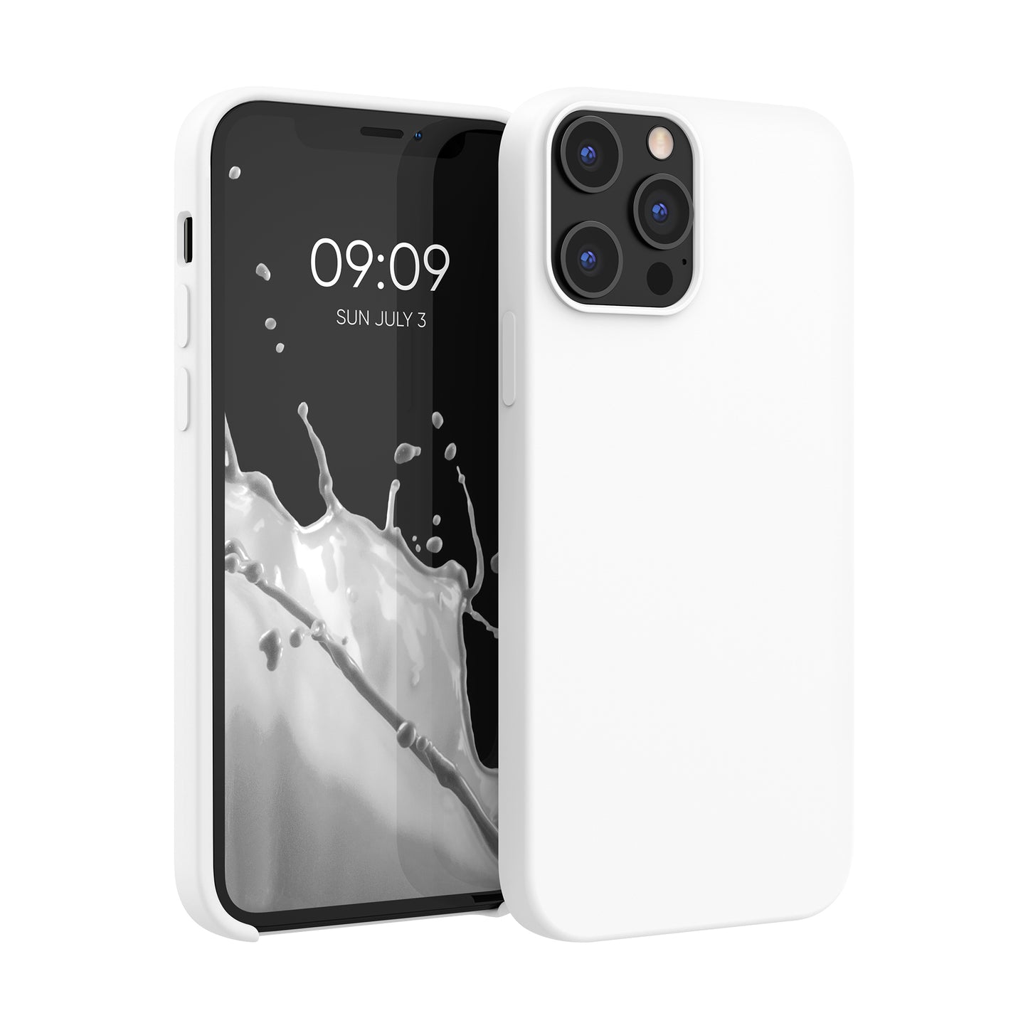 kwmobile Phone Case for iPhone 12 Pro Max - Silicone Cover - Wireless Charging