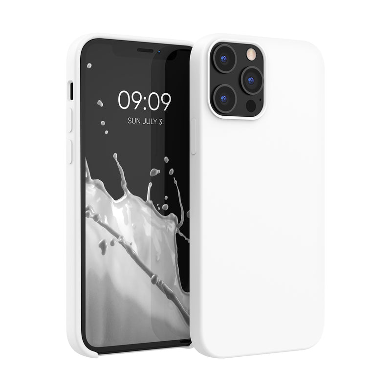 kwmobile Phone Case for iPhone 12 Pro Max - Silicone Cover - Wireless Charging