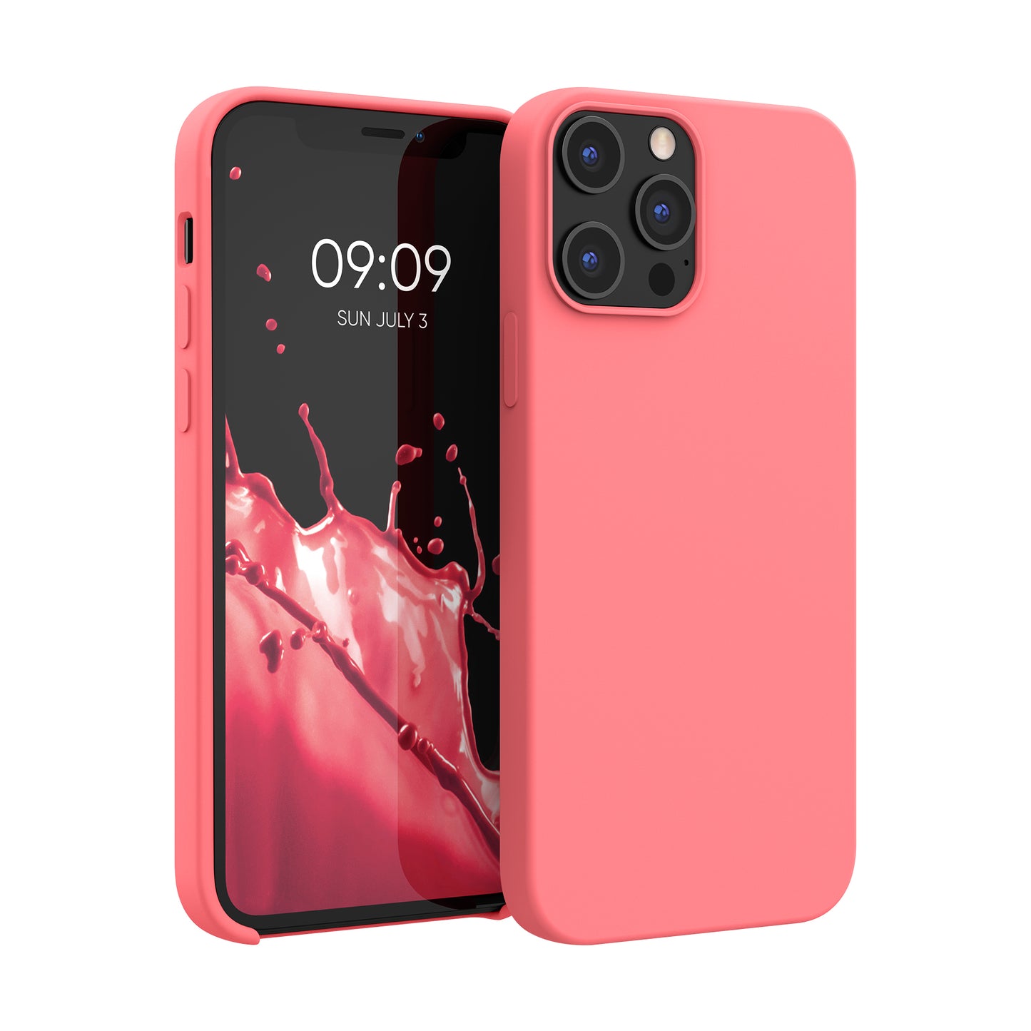 kwmobile Phone Case for iPhone 12 Pro Max - Silicone Cover - Wireless Charging