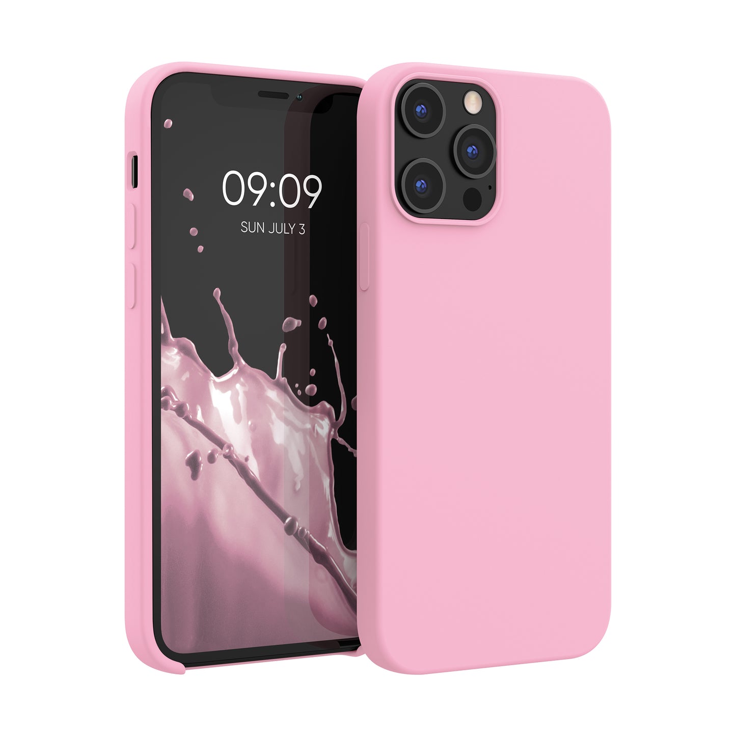 kwmobile Phone Case for iPhone 12 Pro Max - Silicone Cover - Wireless Charging