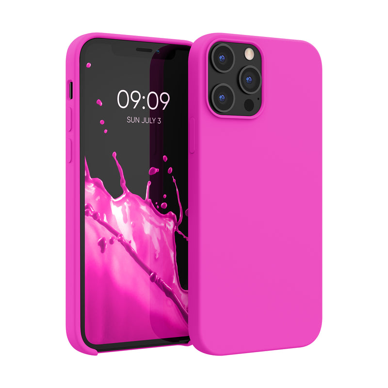 kwmobile Phone Case for iPhone 12 Pro Max - Silicone Cover - Wireless Charging