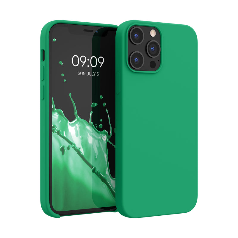 kwmobile Phone Case for iPhone 12 Pro Max - Silicone Cover - Wireless Charging
