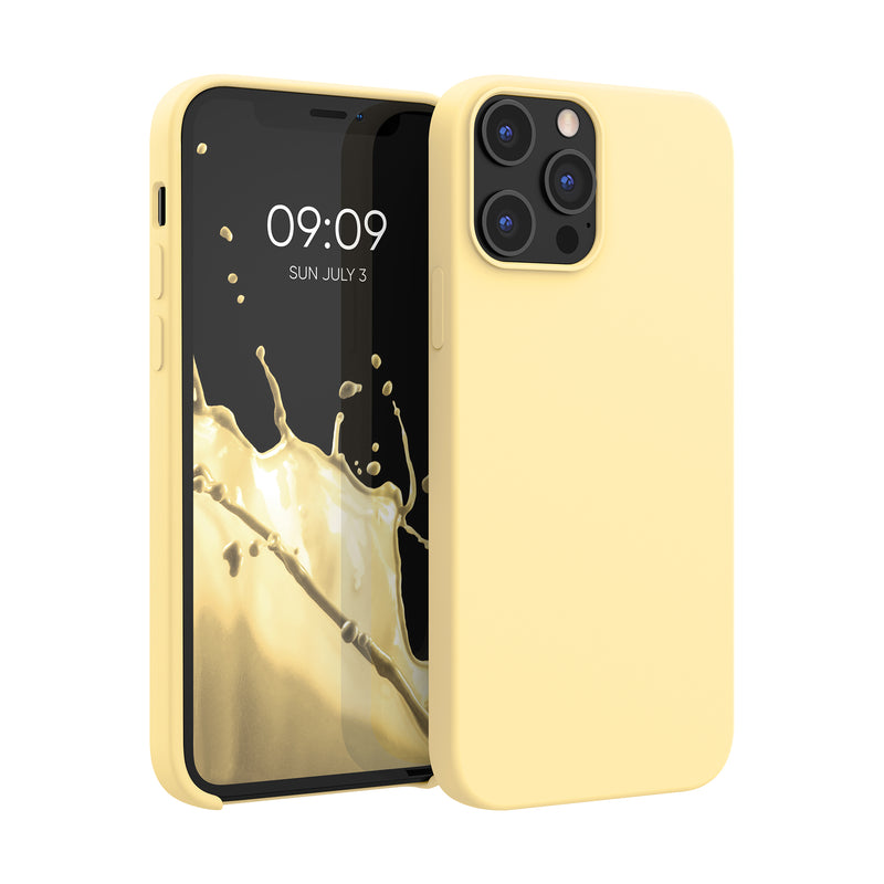 kwmobile Phone Case for iPhone 12 Pro Max - Silicone Cover - Wireless Charging