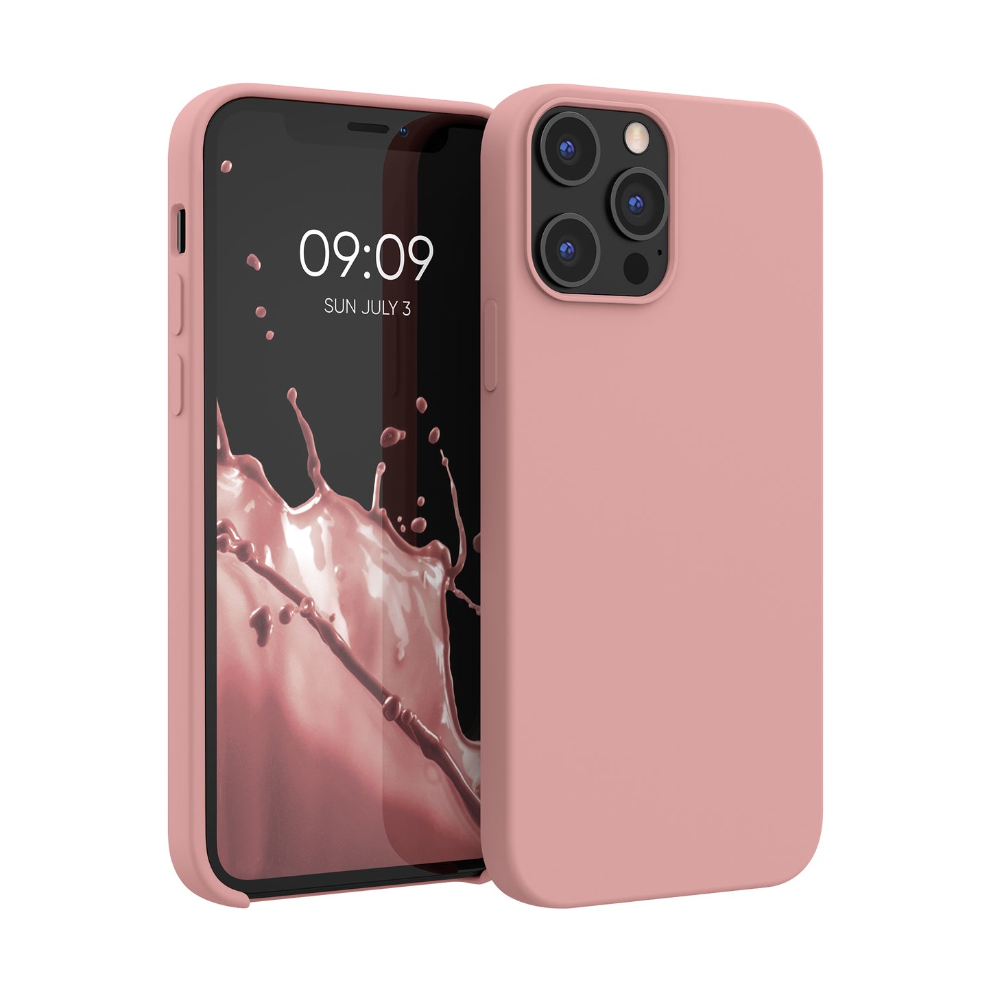kwmobile Phone Case for iPhone 12 Pro Max - Silicone Cover - Wireless Charging