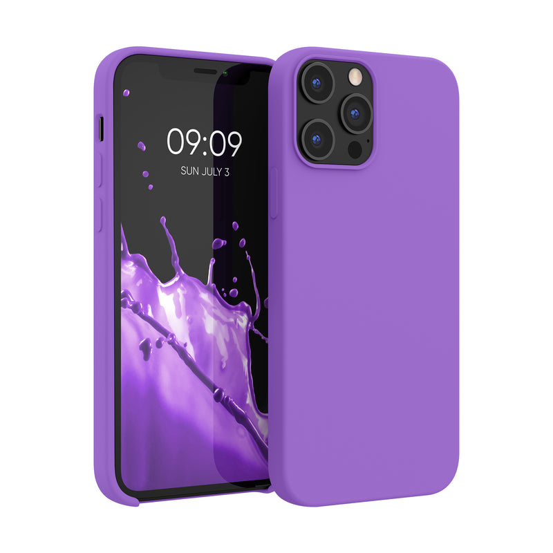 kwmobile Phone Case for iPhone 12 Pro Max - Silicone Cover - Wireless Charging