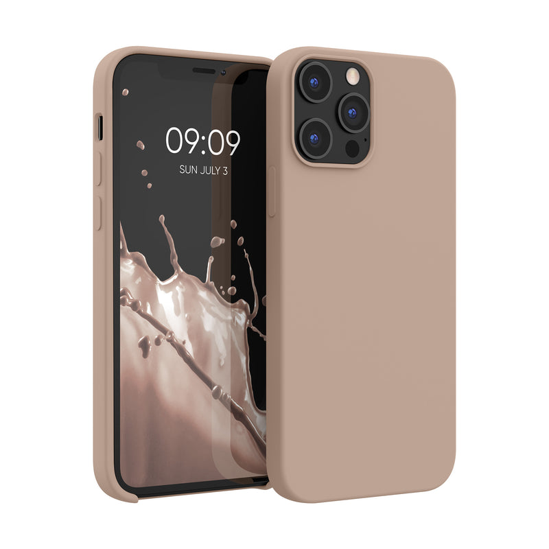 kwmobile Phone Case for iPhone 12 Pro Max - Silicone Cover - Wireless Charging