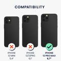 kwmobile Phone Case for iPhone 12 Pro Max - Silicone Cover - Wireless Charging