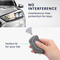 kwmobile Car Key Protection Case Compatible with VW Golf 8 3-Button Car Key Fob Cover