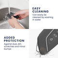 kwmobile Car Key Protection Case Compatible with VW Golf 8 3-Button Car Key Fob Cover