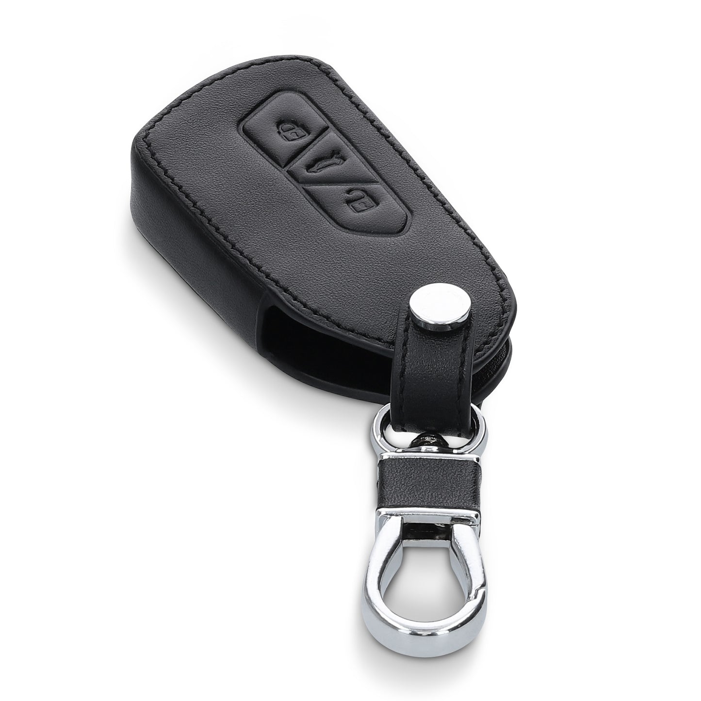 kwmobile Car Key Cover Compatible with VW Golf 8 3-Button Car Key - Key Fob Cover