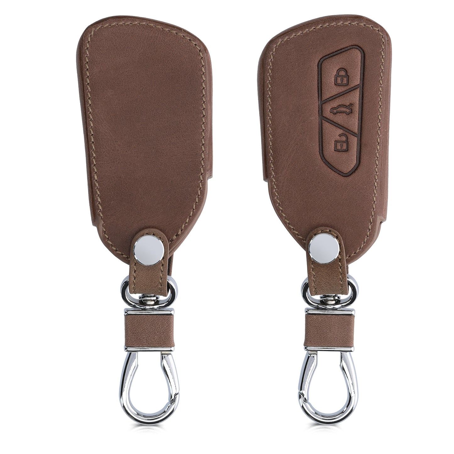 kwmobile Car Key Cover Compatible with VW Golf 8 3-Button Car Key - Key Fob Cover