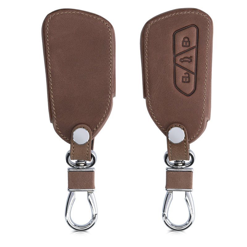 kwmobile Car Key Cover Compatible with VW Golf 8 3-Button Car Key - Key Fob Cover