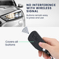 kwmobile Car Key Cover Compatible with VW Golf 8 3-Button Car Key - Key Fob Cover