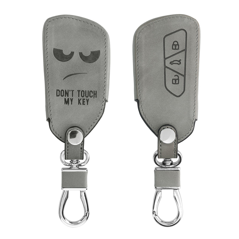 kwmobile Car Key Cover Compatible with VW Golf 8 3-Button Car Key Protective Case Key Shell Cover