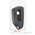 kwmobile Car Key Cover Compatible with VW Golf 8 3-Button Car Key Hard Case Protective Key Fob Cover