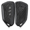kwmobile Car Key Cover Compatible with VW Golf 8 3-Button Car Key Hard Case Protective Key Fob Cover
