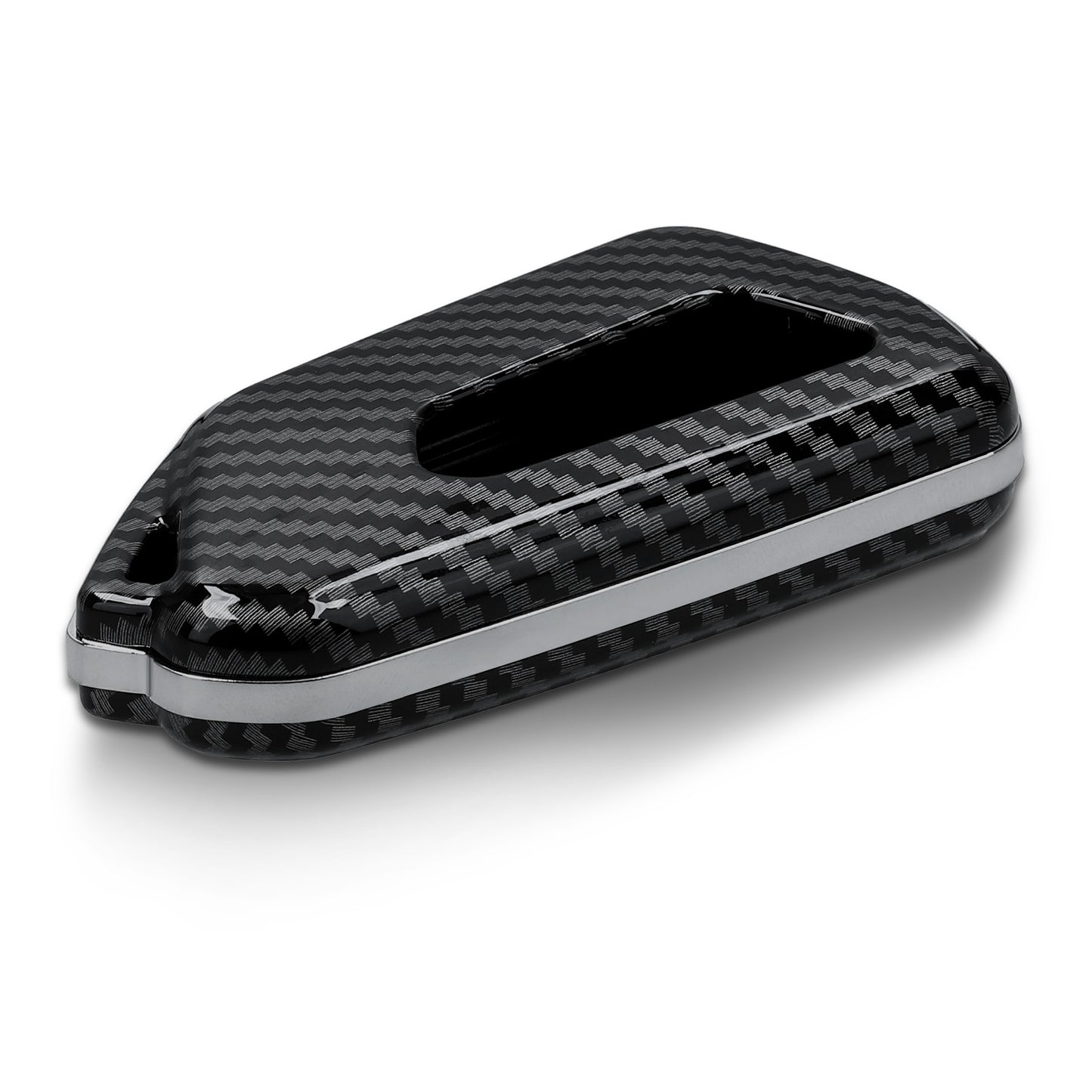 kwmobile Car Key Cover Compatible with VW Golf 8 3-Button Car Key Hard Case Protective Key Fob Cover