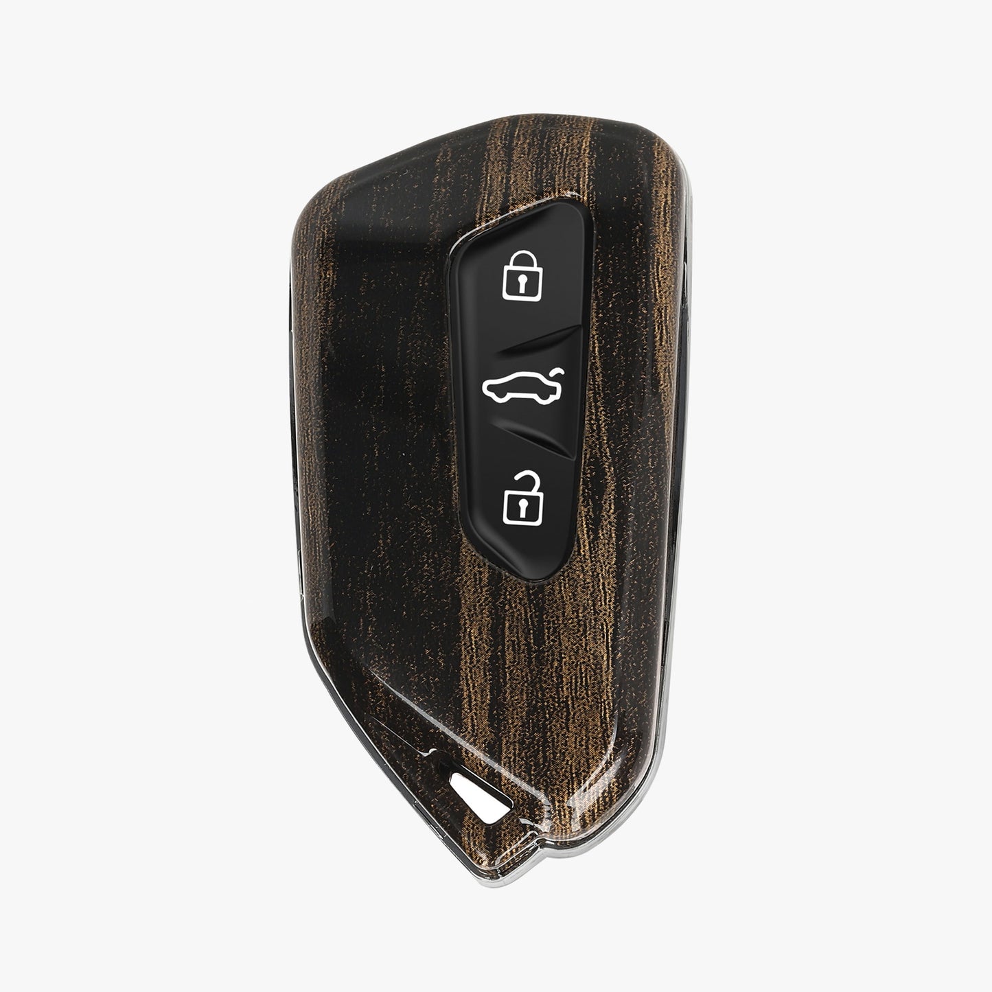 kwmobile Car Key Cover Compatible with VW Golf 8 3-Button Car Key Hard Case Protective Key Fob Cover