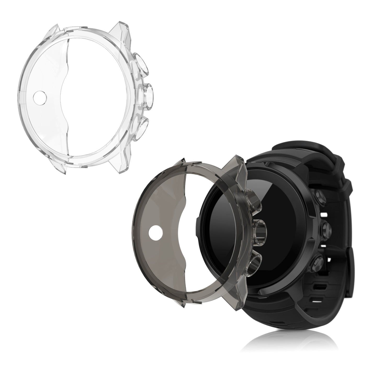 kwmobile Sport Protective Case Compatible with Suunto 9 / 9 Baro / Spartan Sport Wrist HR Case Cover without Tracker