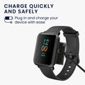 kwmobile USB Cable Charger compatible with Huami Amazfit Bip S (A1805/A1916) Charging Cable Smart Watch Replacement Cable Fitness Tracker Charging Cable