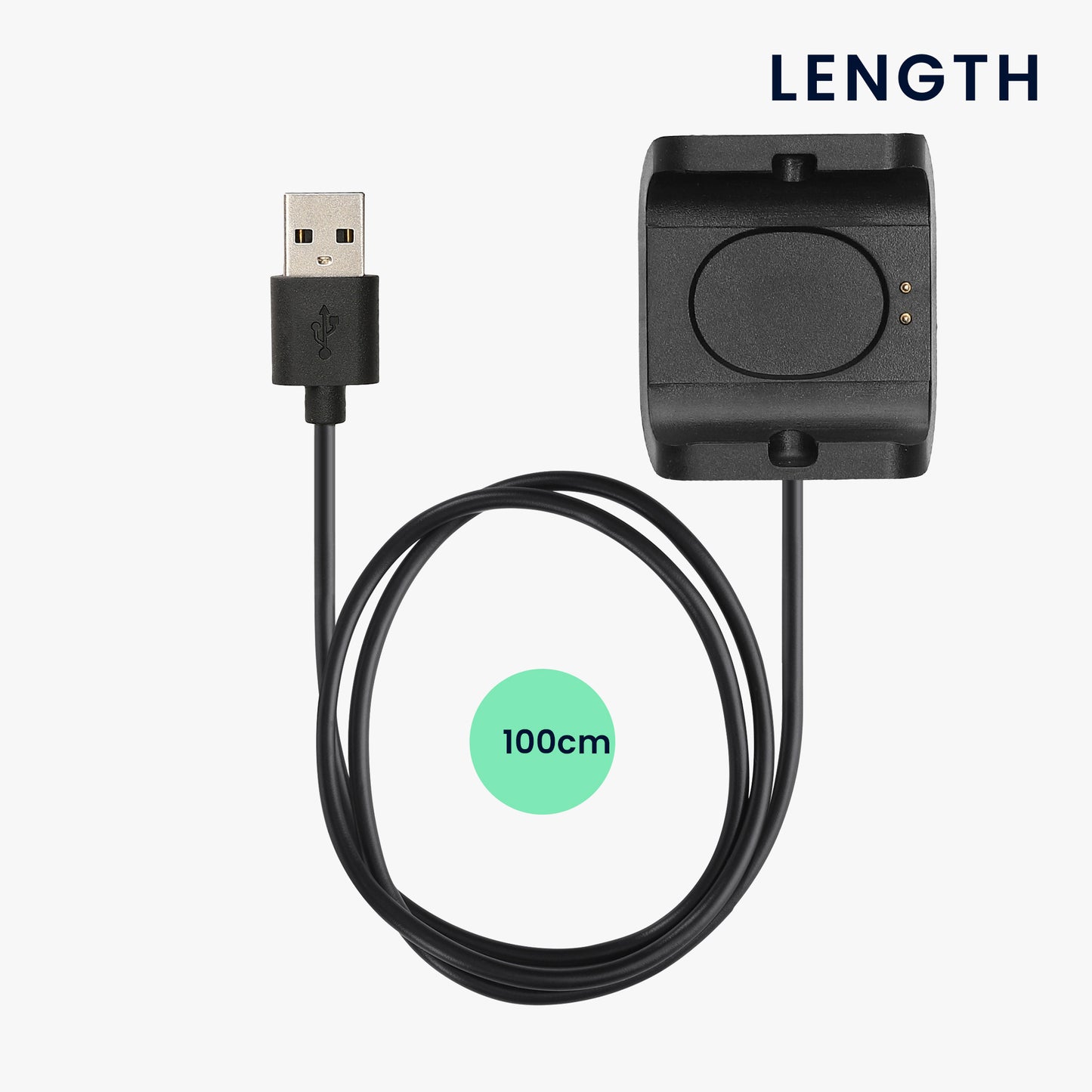 kwmobile USB Cable Charger compatible with Huami Amazfit Bip S (A1805/A1916) Charging Cable Smart Watch Replacement Cable Fitness Tracker Charging Cable