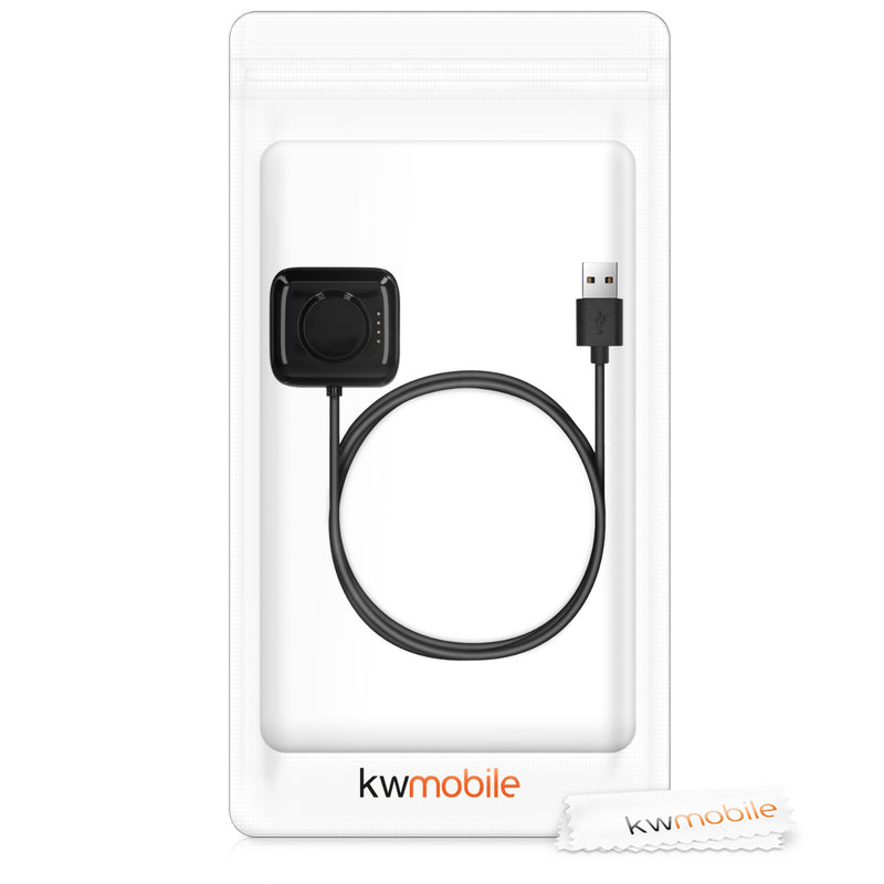 kwmobile USB Cable Charger compatible with Oppo Watch 1 (46mm) Charging Cable - Smartwatch Replacement Cable - Fitness Tracker Charging Cable