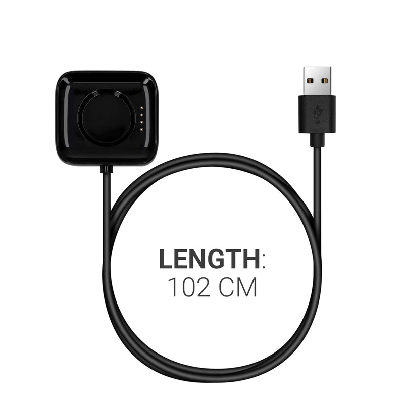 kwmobile USB Cable Charger compatible with Oppo Watch 1 (46mm) Charging Cable - Smartwatch Replacement Cable - Fitness Tracker Charging Cable