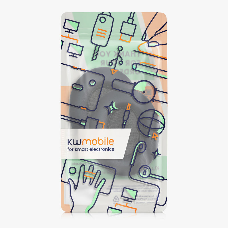kwmobile Ear Pads for TaoTronics BH060 Earpads Replacement Ear Pads Headphone Replacement Parts Headphone Replacement Pads Over-Ear Headphones