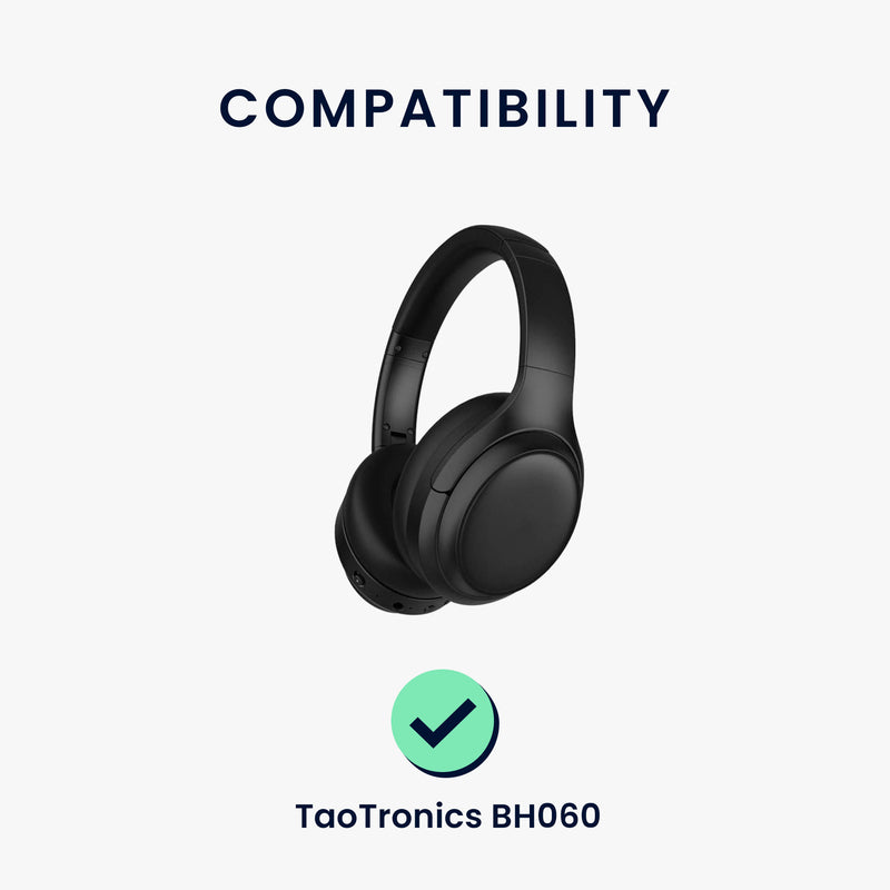 kwmobile Ear Pads for TaoTronics BH060 Earpads Replacement Ear Pads Headphone Replacement Parts Headphone Replacement Pads Over-Ear Headphones