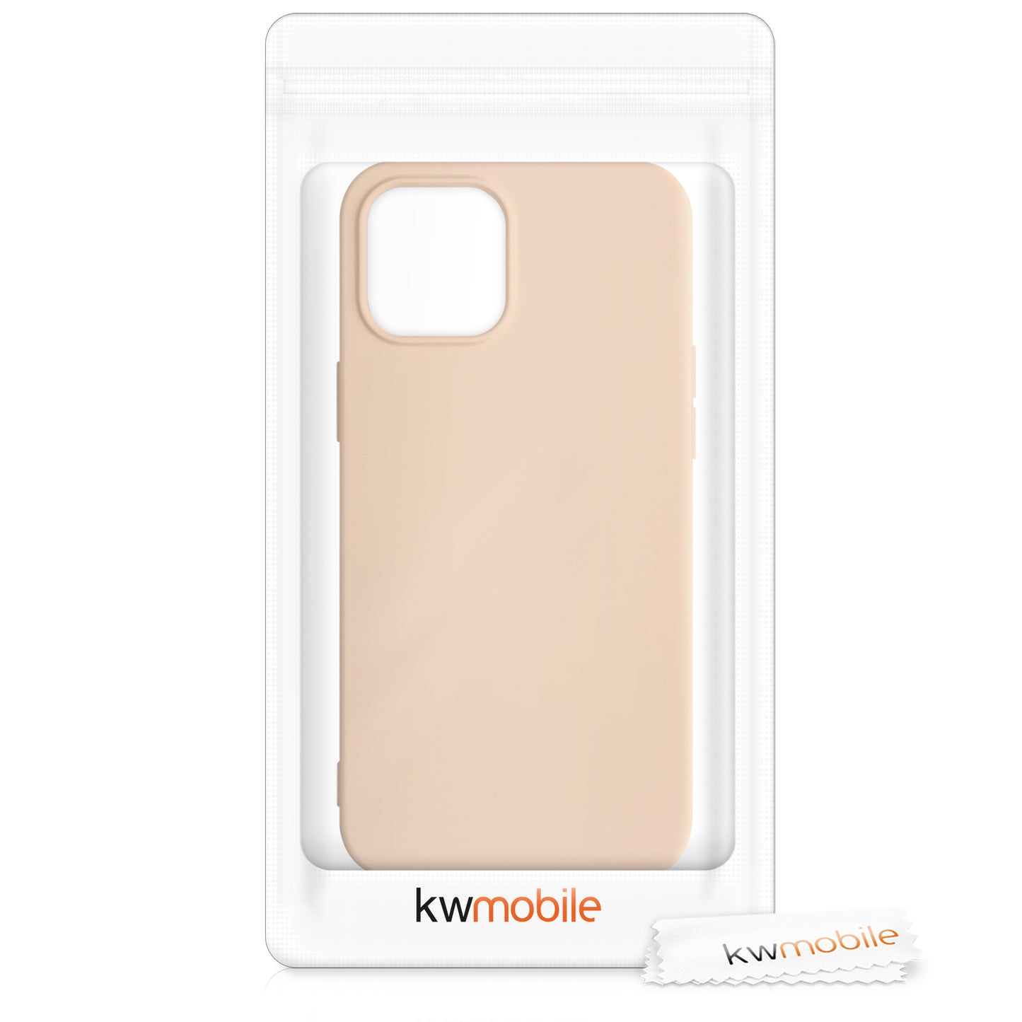 kwmobile Case Compatible with Apple iPhone 12 Pro Max Protective Case for Wireless Charging