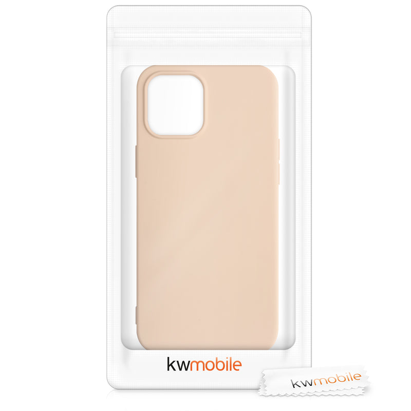 kwmobile Case Compatible with Apple iPhone 12 Pro Max Protective Case for Wireless Charging