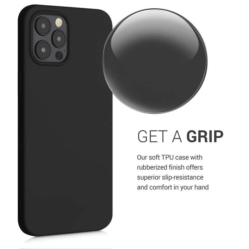 kwmobile Case Compatible with Apple iPhone 12 Pro Max Protective Case for Wireless Charging
