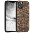 kwmobile Case Compatible with Apple iPhone 12 / iPhone 12 Pro Case - Phone Cover - TPU Phone Case Compass Vintage