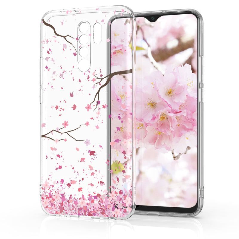 kwmobile Case Compatible with Xiaomi Redmi 9 - Transparent Silicone Cover